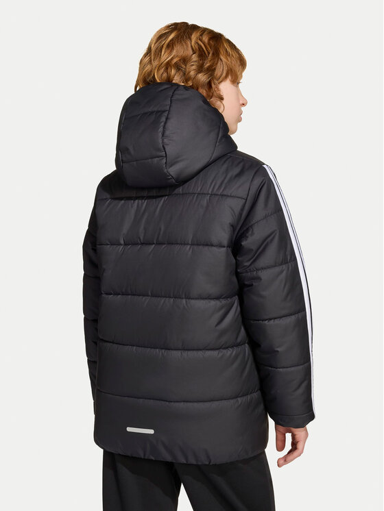 adidas adidas Zimné bundy Essentials 3-Stripes JL7402 Čierna Regular Fit