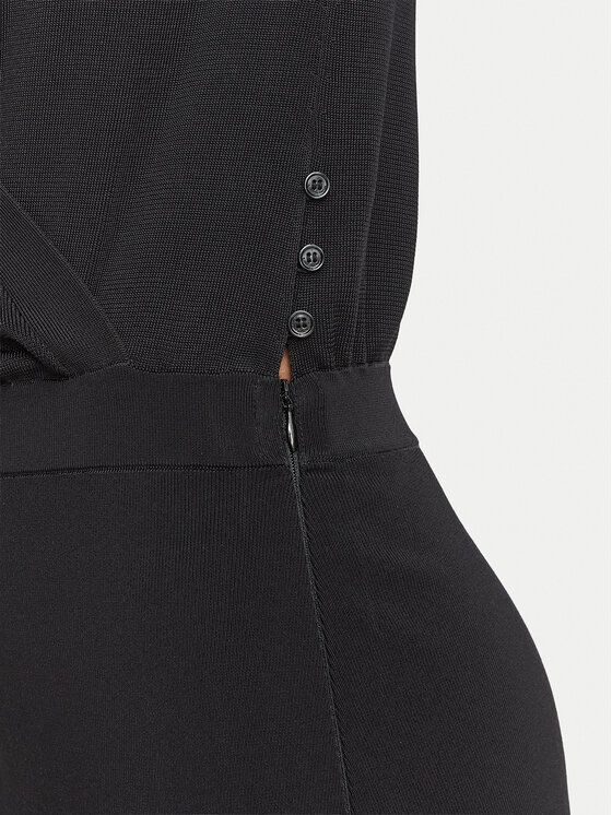 Elisabetta Franchi Elisabetta Franchi Kokteilikleit AM-19S-66E2-V500 Must Slim Fit