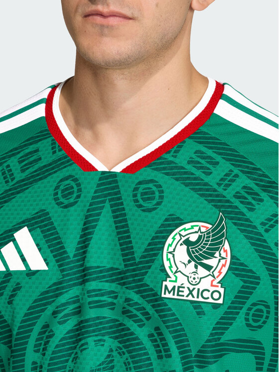 adidas adidas Koszulka techniczna Meksyk Zielony Slim Fit