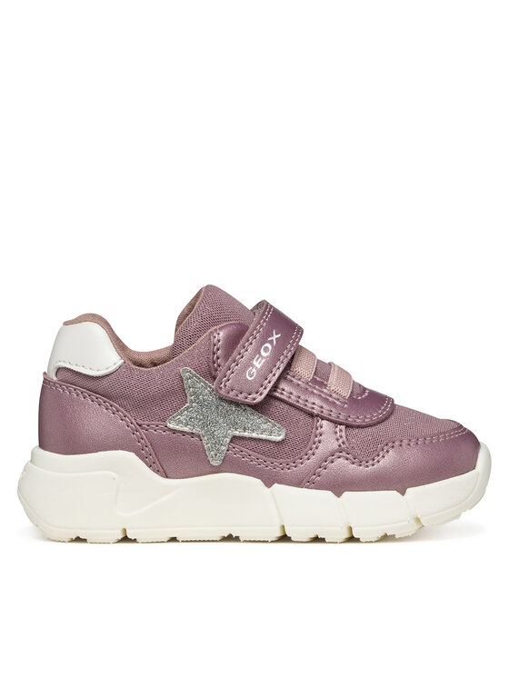 Geox Sneakers B Flexyper Mini Girl B566NB 0AJAS C8217 M Argintiu închis