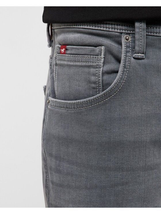 Mustang Mustang Pantaloncini di jeans Style Chicago Grigio Slim Fit