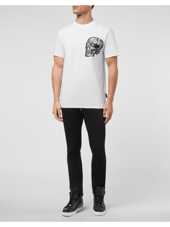 PHILIPP PLEIN PHILIPP PLEIN Tričko 13301 Biela Regular Fit