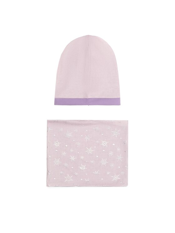 Frozen Frozen Komplet czapka i komin ACCCS-AW23-36DFR Fioletowy