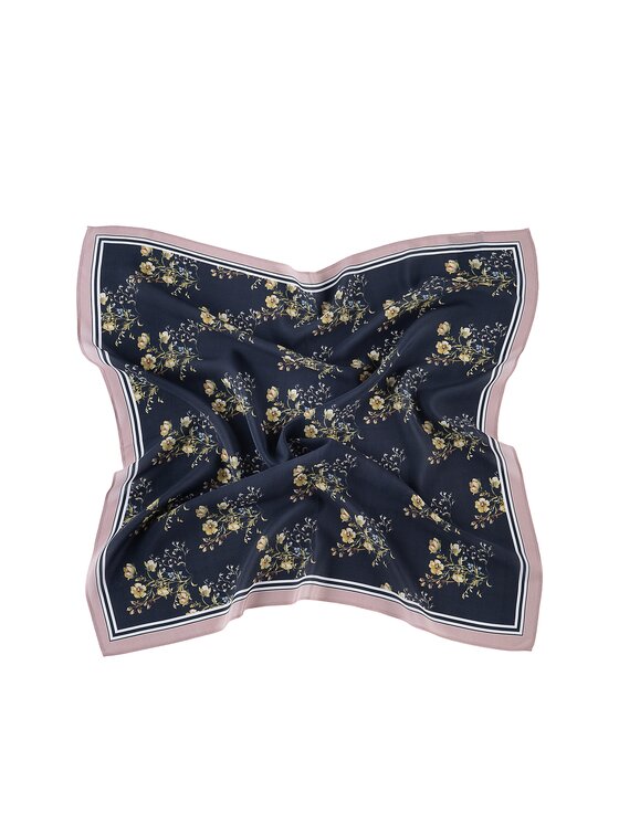 ALLORA BE UNIQUE ALLORA BE UNIQUE Foulard silk scarf Nero
