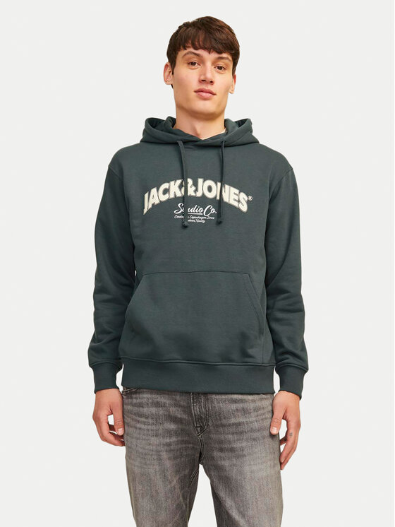 Jack&Jones Majica Dugih Rukava Bronx 12262919 Zelena Regular Fit