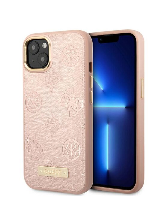 Etui na telefon Guess, Różowe, iPhone 14