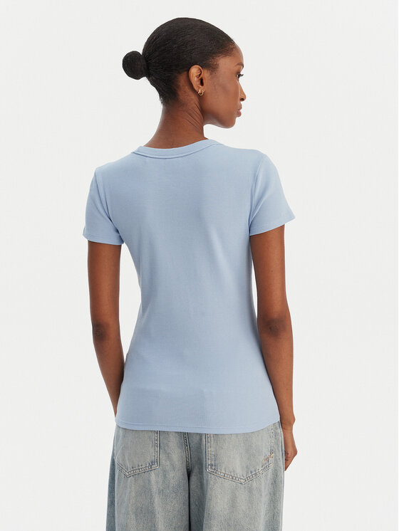 HUGO HUGO T-Shirt Easy 50523924 Błękitny Slim Fit