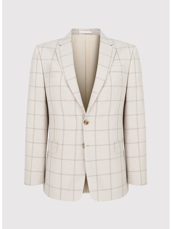 Pako Lorente Pako Lorente Marynarka P24SF-3X-024 Beżowy Slim Fit