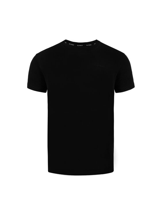 Alpinus Alpinus T-Shirt Como Czarny Active Fit