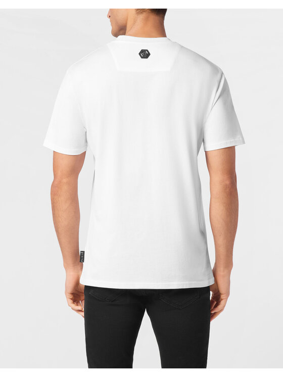 PHILIPP PLEIN PHILIPP PLEIN T-Shirt 24635 Biały Regular Fit
