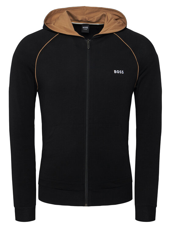 BOSS BOSS Pulóver Mix&Match 50515313 Fekete Regular Fit