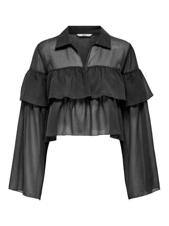 ONLY ONLY Μπλουζάκι Suzzi 15360661 Μαύρο Regular Fit