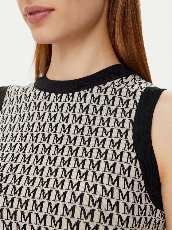 Morgan Morgan Top 251-MESTO Negru Regular Fit