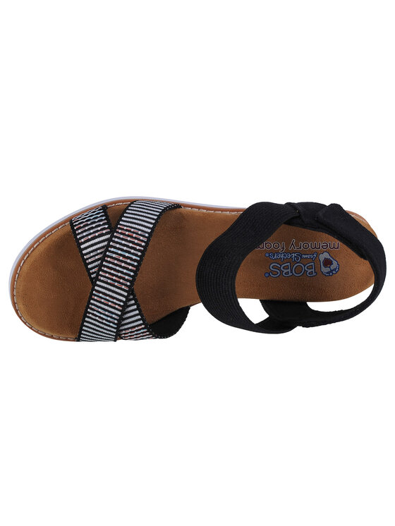Skechers Skechers Sandały Skechers Desert Kiss Hi - Tea Time Czarny
