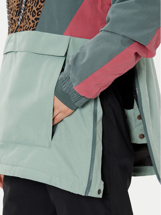Protest Protest Сноуборд яке Prtapel 6611344 Зелен Relaxed Fit