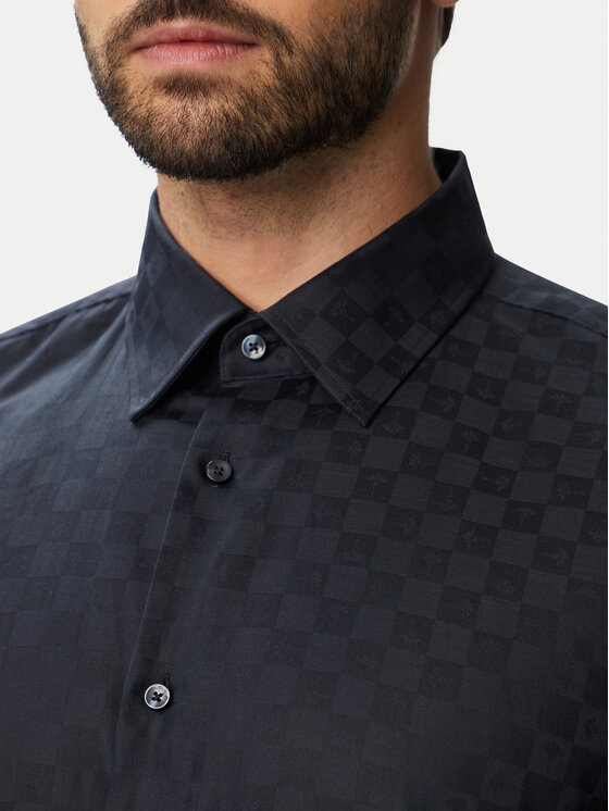JOOP! JOOP! Риза Jsh-258Pierce3 30104051 Тъмносин Slim Fit