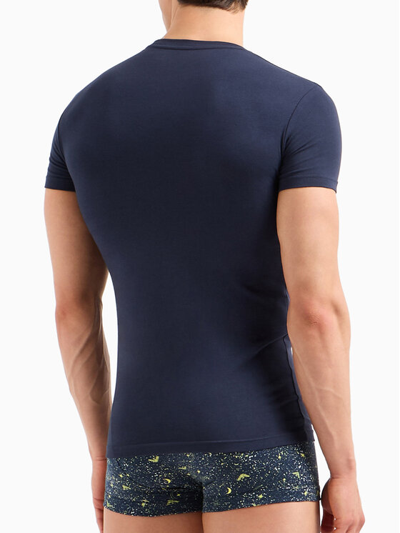 Emporio Armani Underwear Emporio Armani Underwear Sada T-shirt a šortky 1116044F596 Tmavomodrá