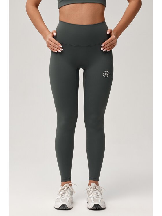 ROUGH RADICAL ROUGH RADICAL Legginsy ZOYA PUSH-UP Zielony ciemny Slim Fit