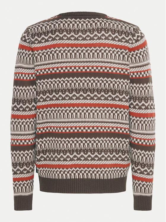 Blend Blend Sweter 20717485 Brązowy Regular Fit
