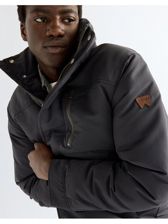 Wrangler Wrangler Kurtka przejściowa BODYGUARD Czarny Regular Fit