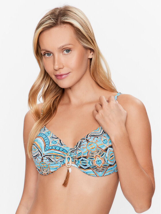 Selmark Selmark Bikini pezzo sopra BH611 Blu