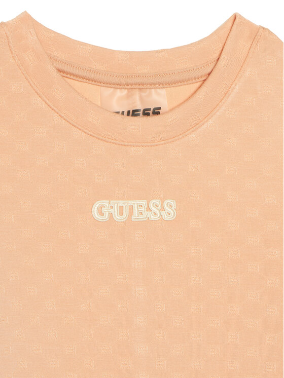Guess Guess Každodenné šaty J6GK27 KF972 Svetlo oranžová Regular Fit