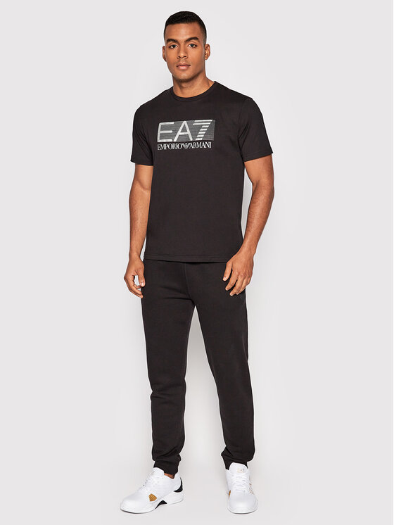 EA7 Emporio Armani EA7 Emporio Armani T-Shirt 6LPT81 PJM9Z 0200 Czarny Regular Fit