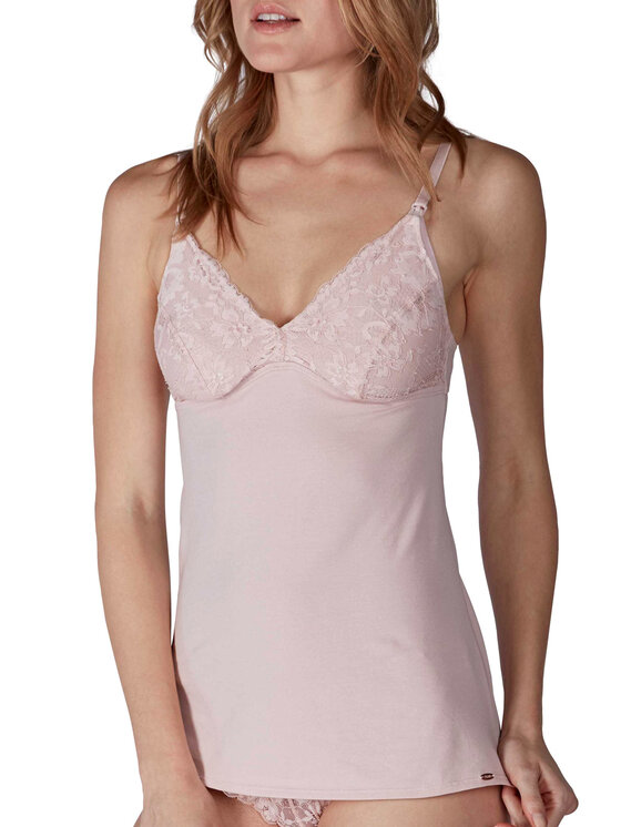 Skiny Skiny Tričko 085106 Ružová Regular Fit