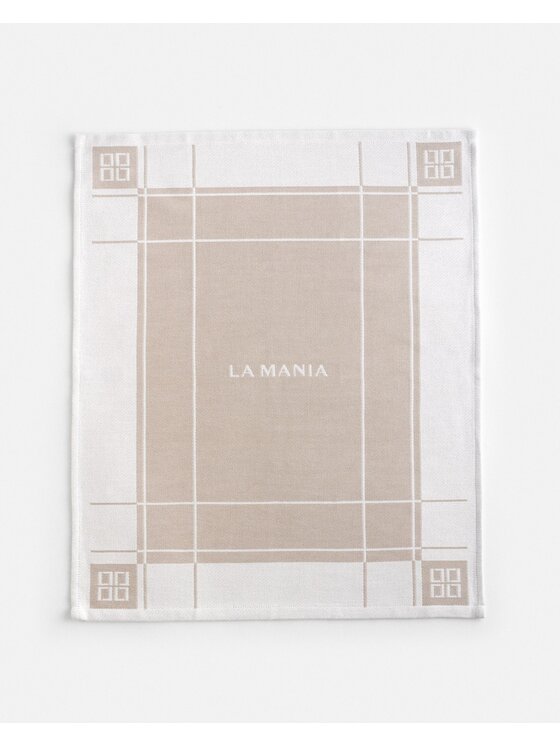 La Mania La Mania Komplet ścierek Cubo 2 szt. Beżowy