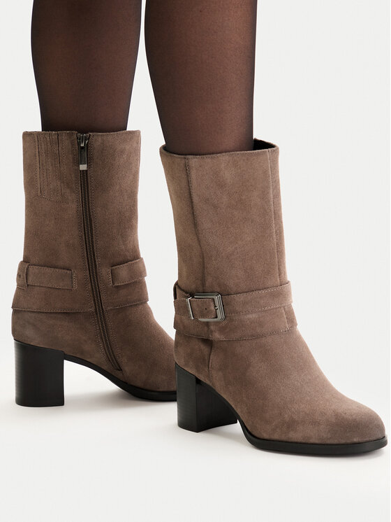 Tamaris Tamaris Polokozačky 1-25359-45 Béžová