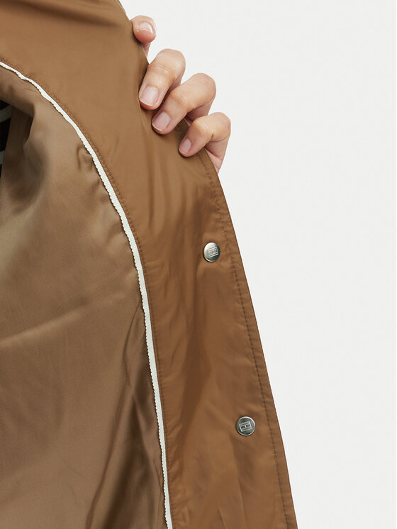 Tommy Hilfiger Tommy Hilfiger Bomber Logo Appliqué WW0WW48618 Marrone chiaro Regular Fit