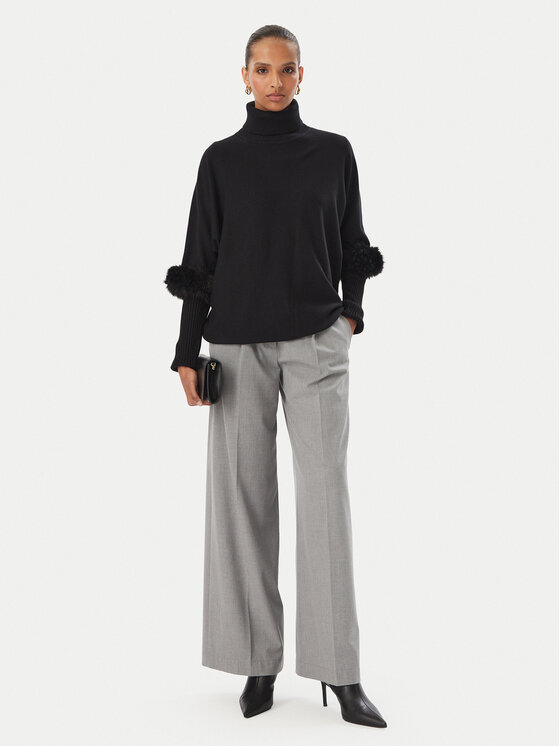 Rinascimento Rinascimento Golf CFM0012388003 Czarny Oversize