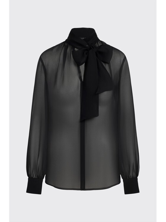 MARI PRETI MARI PRETI Blusa Mist Nero Regular Fit