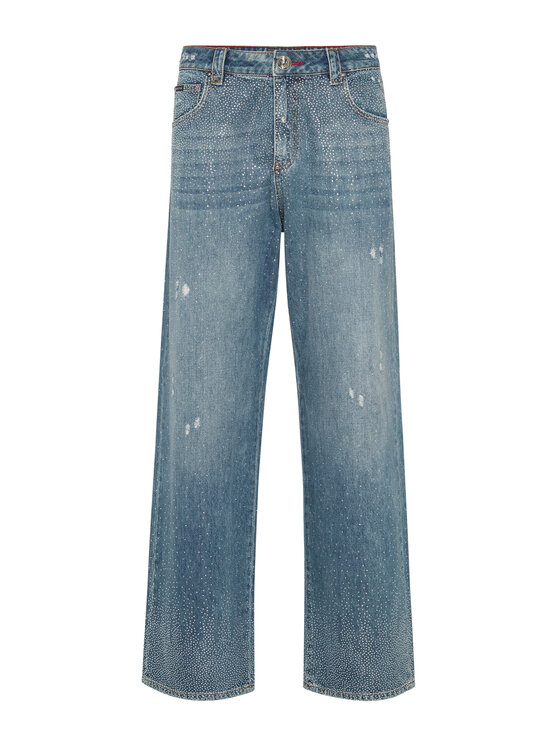 PHILIPP PLEIN PHILIPP PLEIN Jeansy 25429 Niebieski Loose Fit