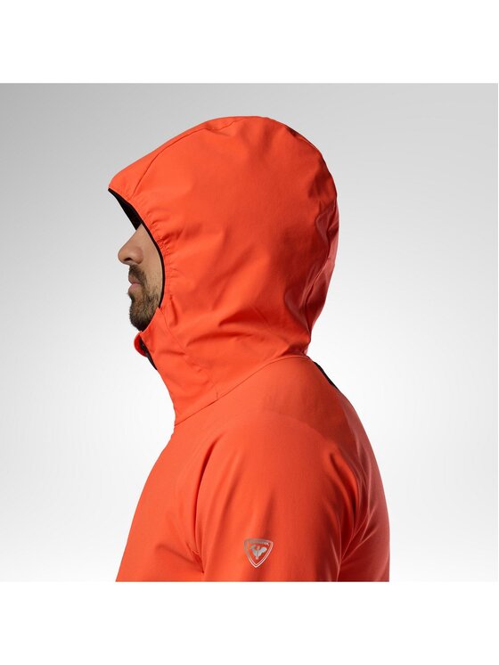 Rossignol Rossignol Kurtka outdoor M Venon Wind Hoodie Jacket Czerwony Slim Fit