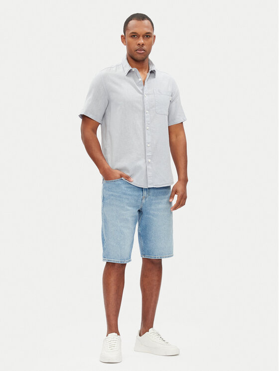 Pepe Jeans Pepe Jeans Srajca Amaro PM308847 Modra Regular Fit