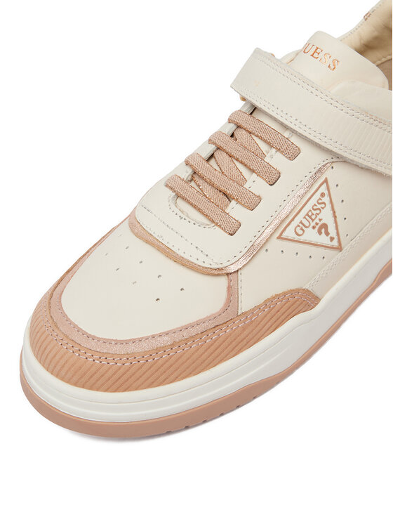 Guess Guess Sneakersy CEO-CI12-CAROL-05 Écru