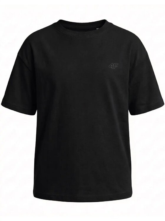 4F 4F T-Shirt 4FJWMM00TTSHF3615-20S Czarny Slim Fit