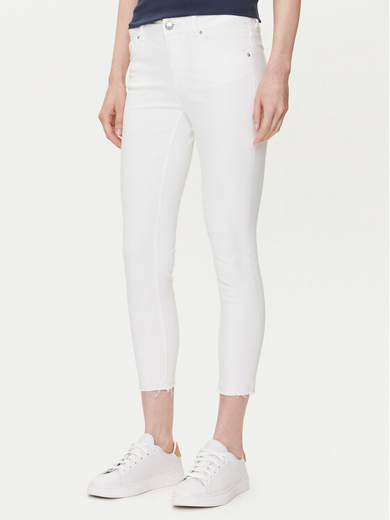 Mustang Džínsy Shelby 1016183 Biela Skinny Fit