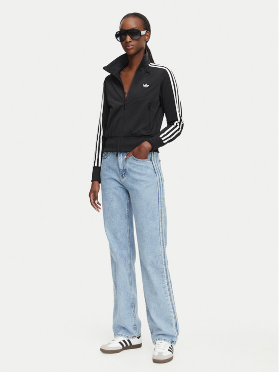 adidas adidas Blugi Firebird KQ6490 Albastru deschis Regular Fit
