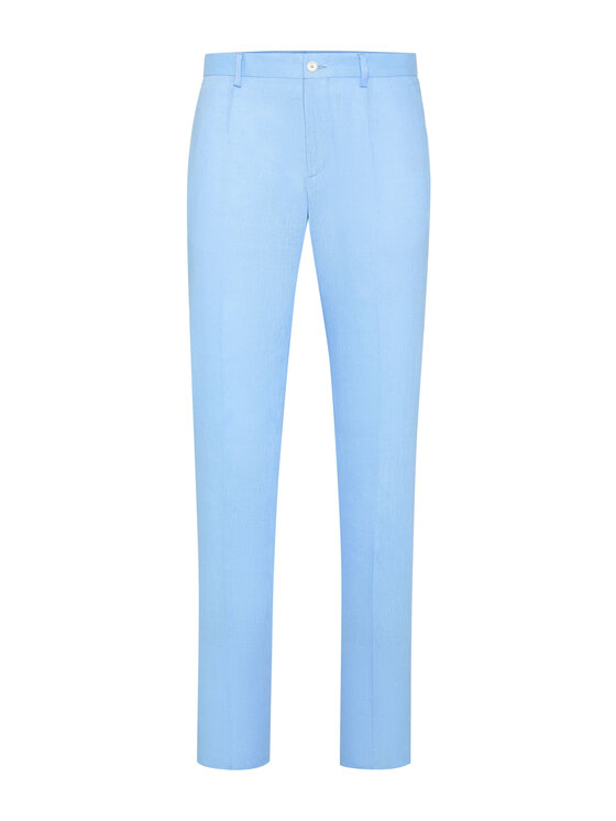 PHILIPP PLEIN PHILIPP PLEIN Spodnie materiałowe 9279 Niebieski jasny Regular Fit