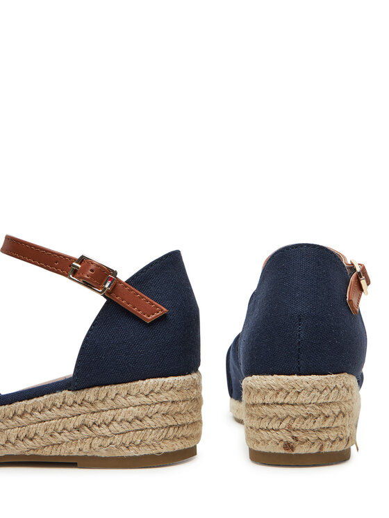 Tommy Hilfiger Tommy Hilfiger Espadrilky T3A7-33801-0048 S Tmavomodrá