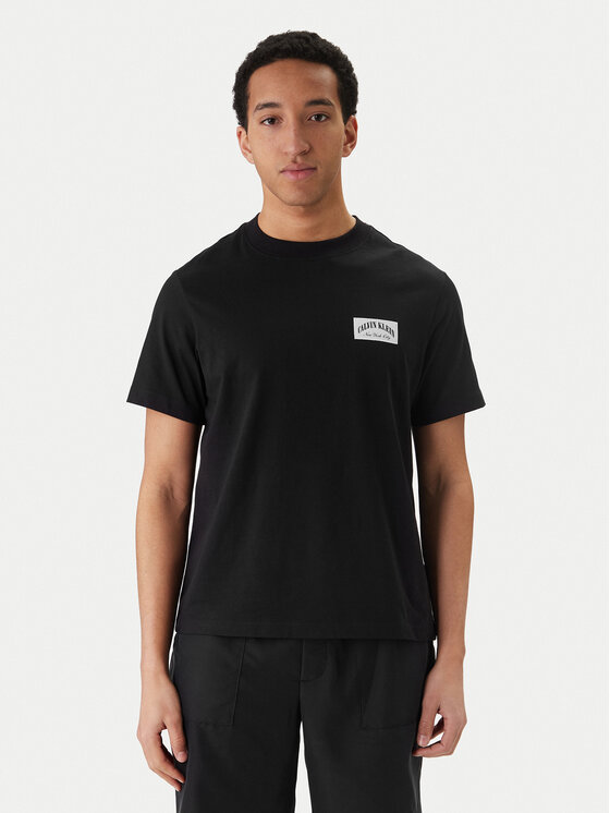 Calvin Klein Jeans Tricou 20s Easy LV04RF294G Negru Regular Fit