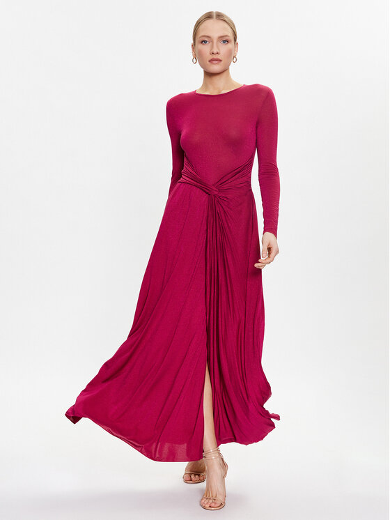 Marella Marella Vakarinė suknelė Altea 36260228 Rožinė Slim Fit