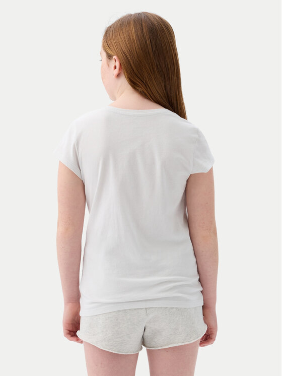 Gap Gap Футболка 885666 Écru Regular Fit