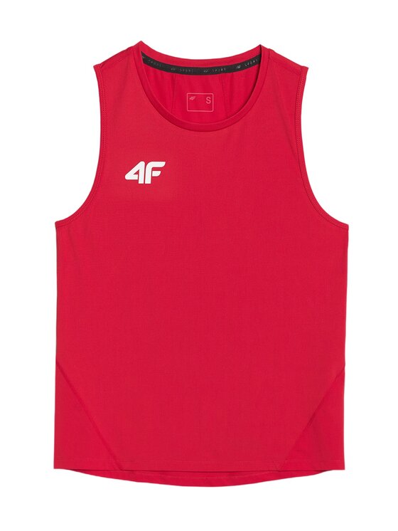 4F 4F Koszulka techniczna NOS Czerwony Regular Fit