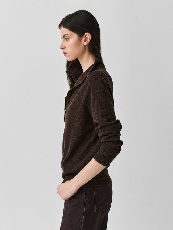 TATUUM TATUUM Sweter FULI Brązowy Classic Fit