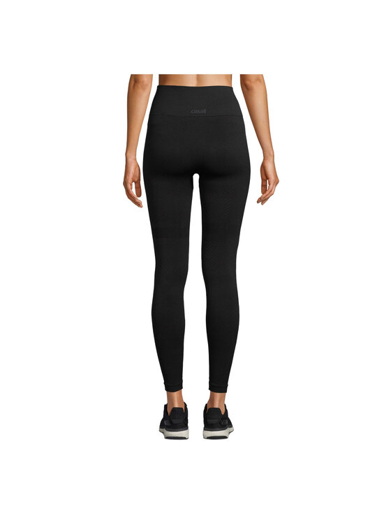 Casall Casall Legginsy Essential Block Seamless High Waist Tights Czarny Slim Fit