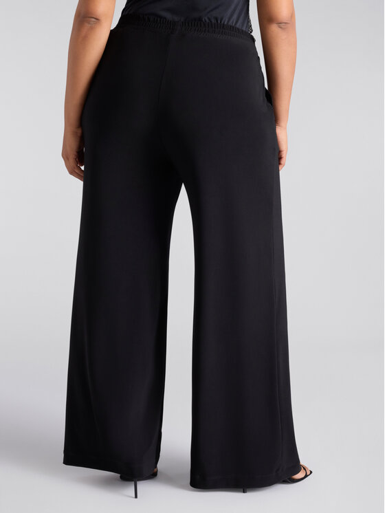 Fiorella Rubino Fiorella Rubino Pantaloni di tessuto P808L002092N033 Nero Over Fit