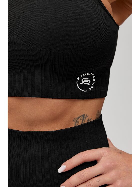 ROUGH RADICAL ROUGH RADICAL Biustonosz sportowy SEAMLESS LINEA SPORTS BRA Czarny